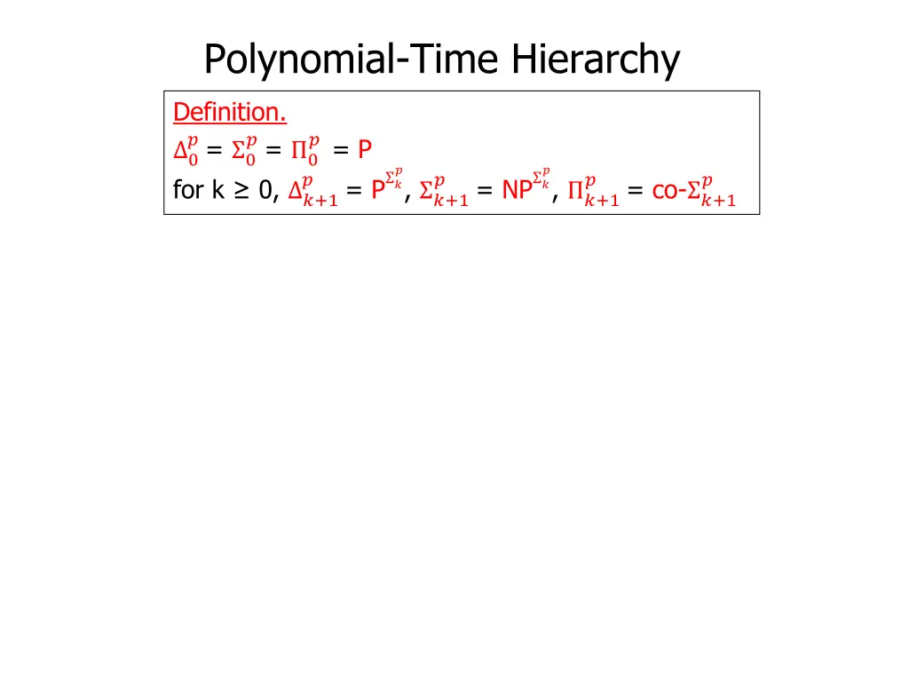 polynomial time hierarchy 3