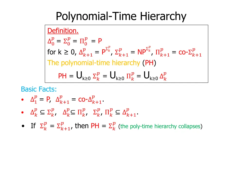 polynomial time hierarchy 8