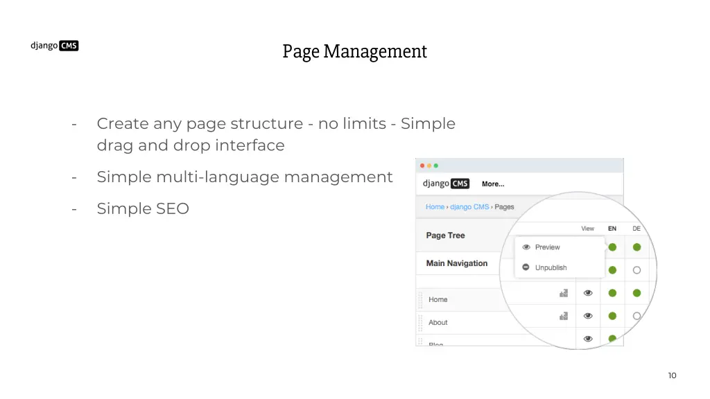 page management