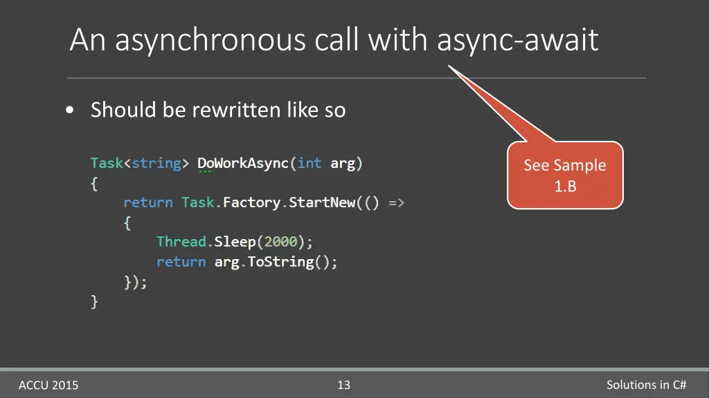 an asynchronous call with async await 2