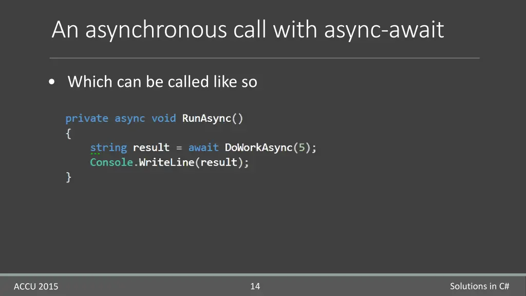 an asynchronous call with async await 3