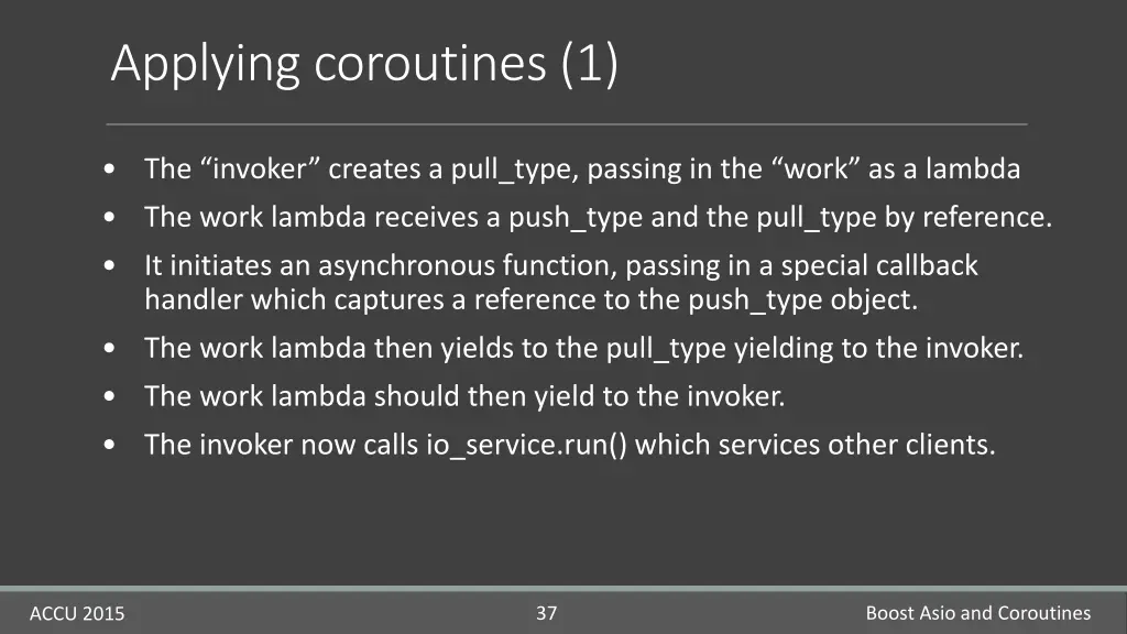 applying coroutines 1