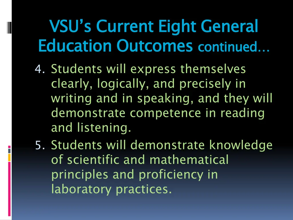 vsu s current eight general education outcomes 1