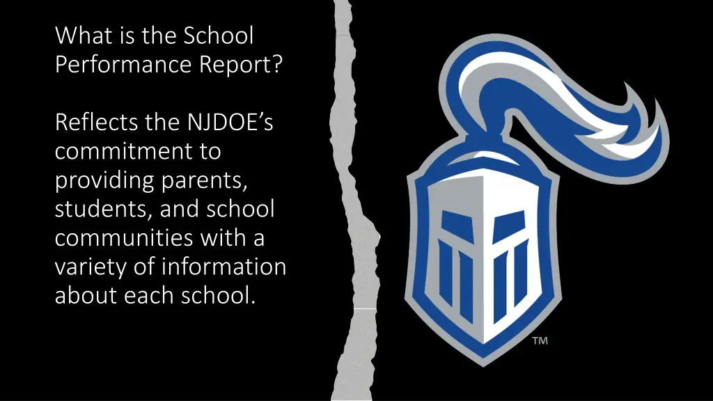 what is the school performance report