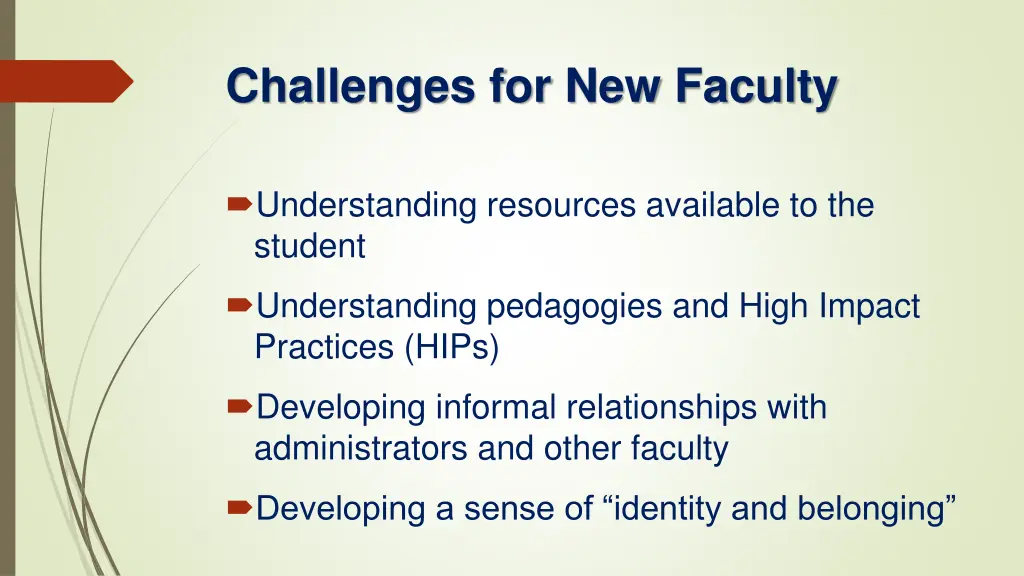 challenges for new faculty 1