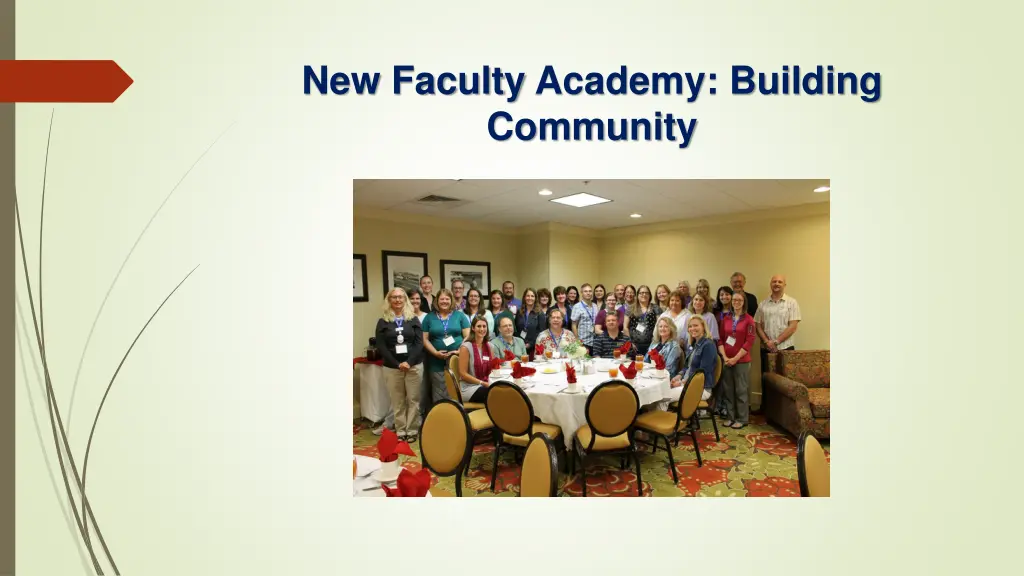 new faculty academy building community