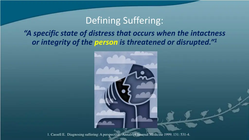 defining suffering