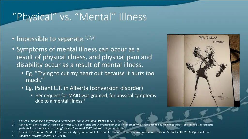 physical vs mental illness