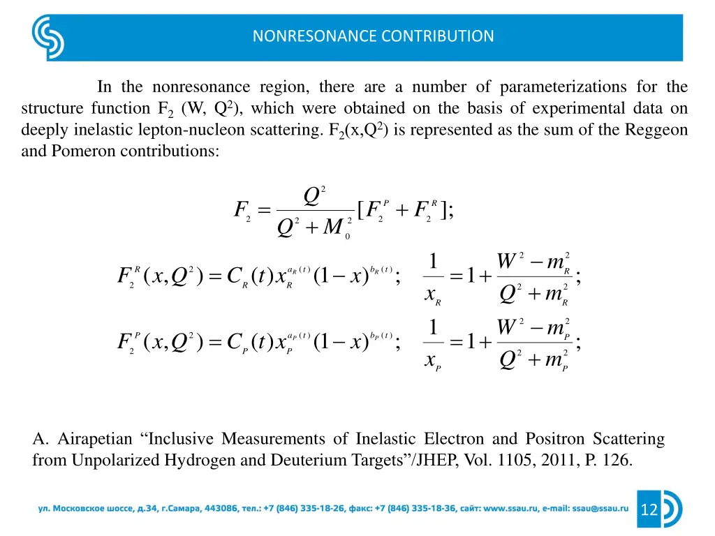nonresonance contribution 1