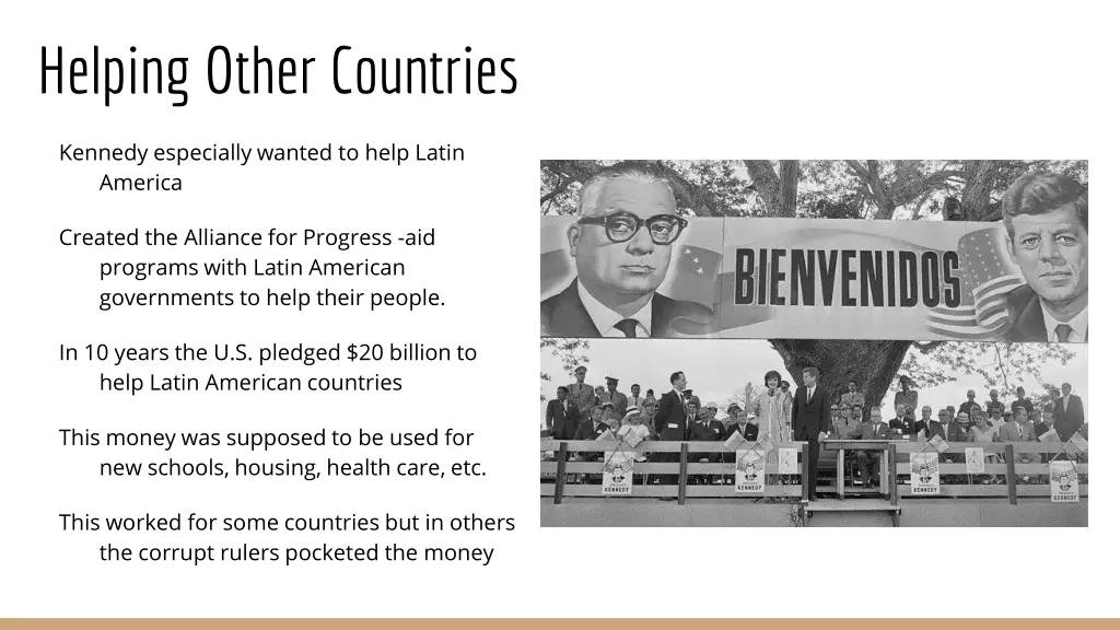 helping other countries