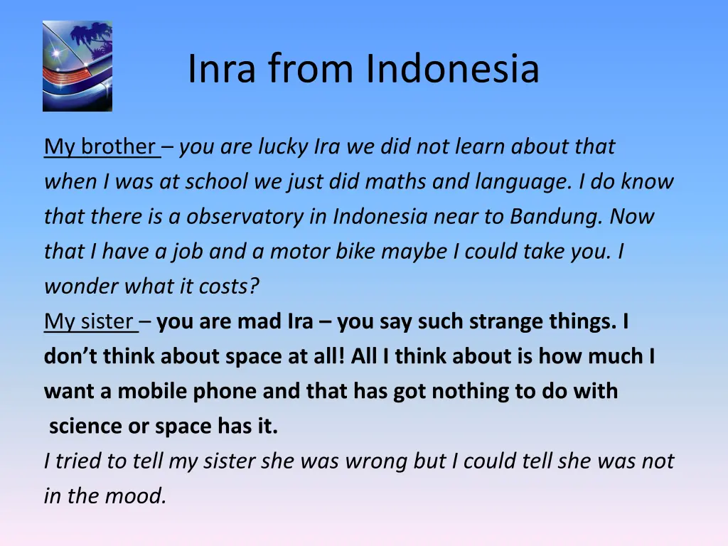 inra from indonesia