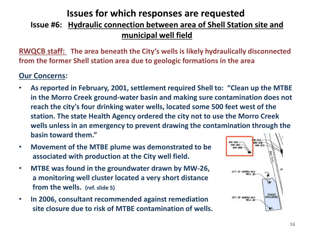 issues for which responses are requested issue 5