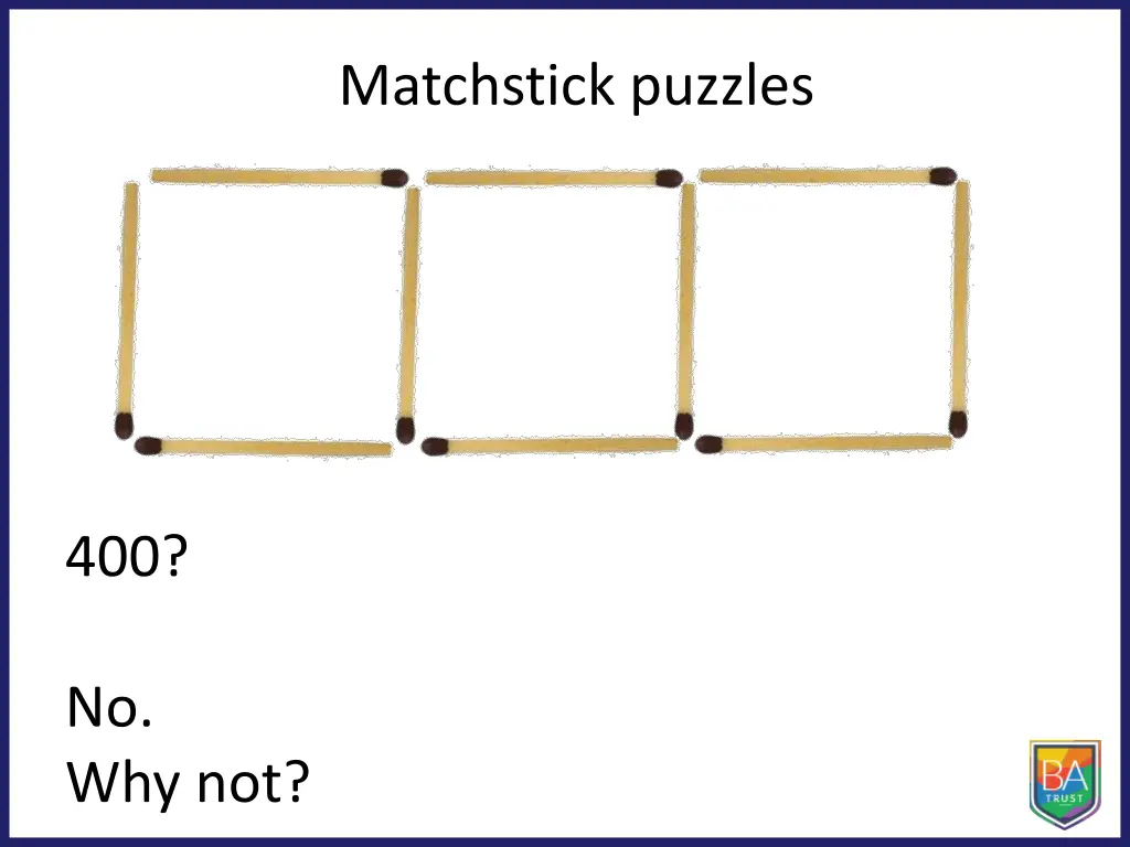 matchstick puzzles 1