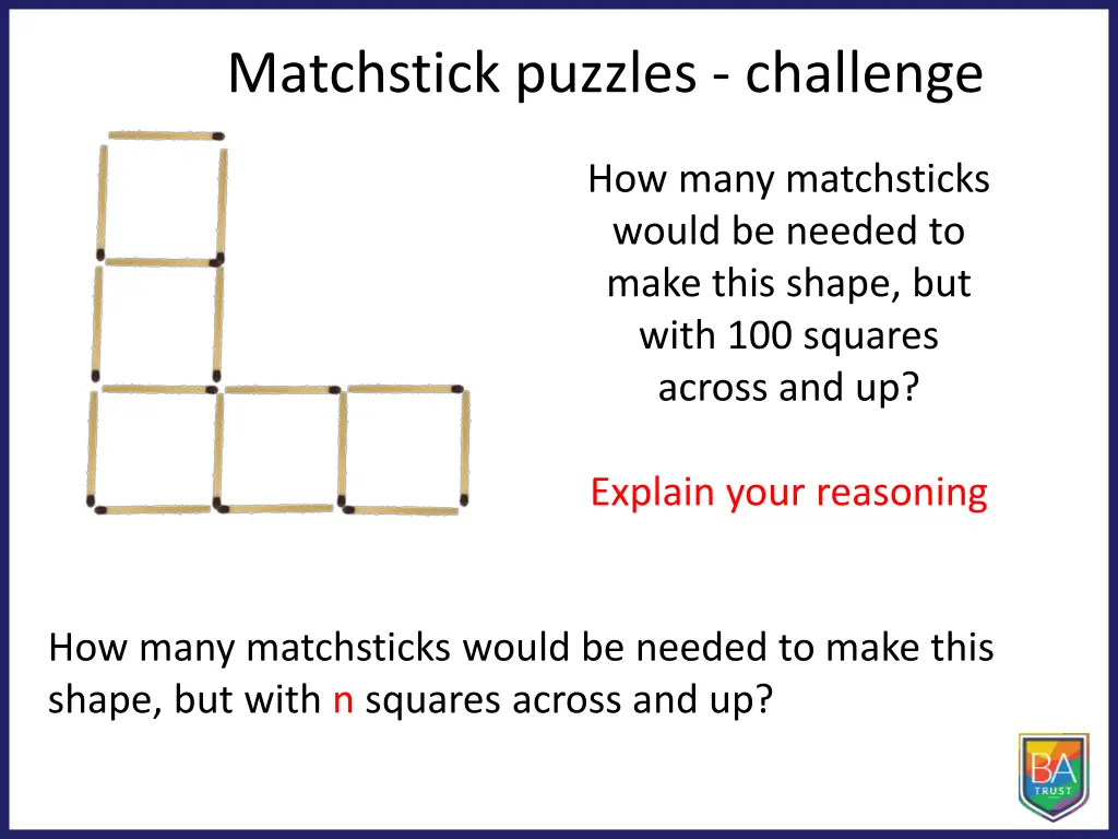 matchstick puzzles challenge
