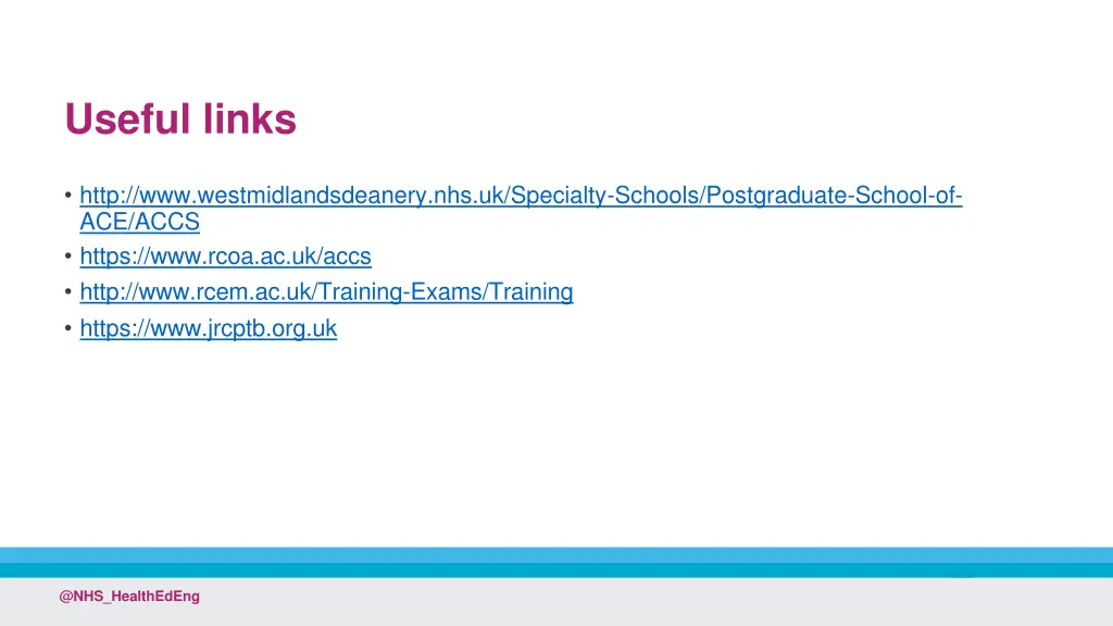 useful links