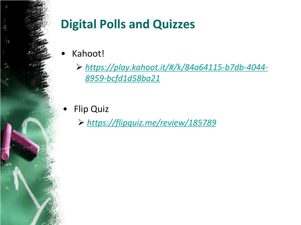 digital polls and quizzes