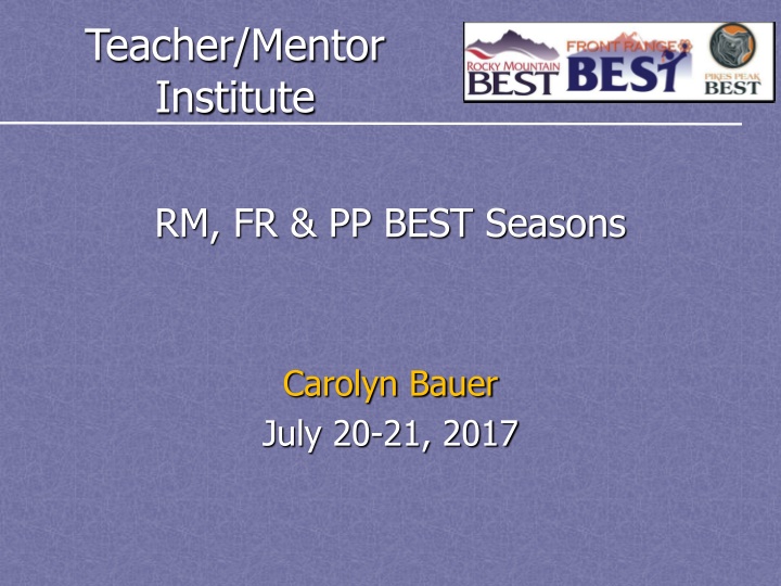 teacher mentor institute