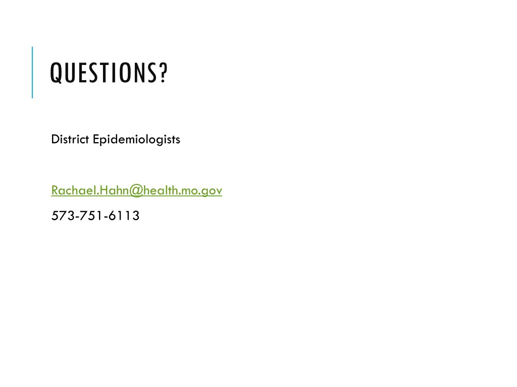 questions