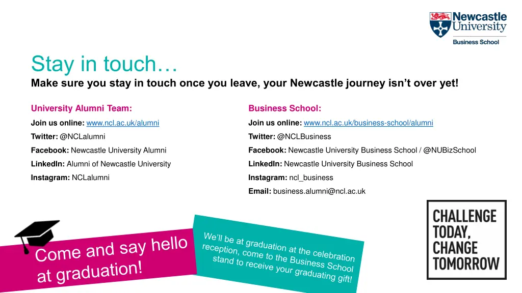 stay in touch make sure you stay in touch once