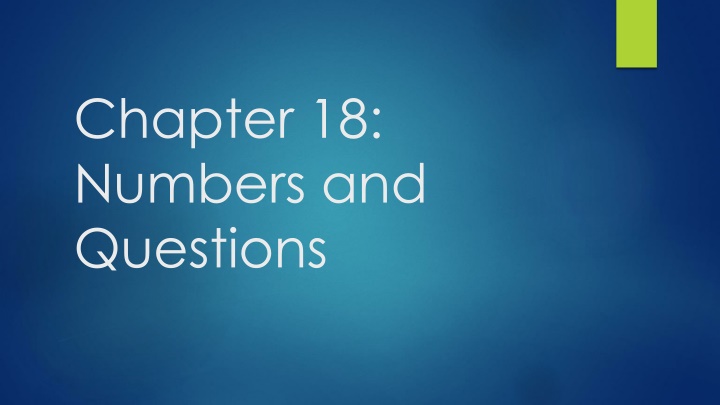 chapter 18 numbers and questions