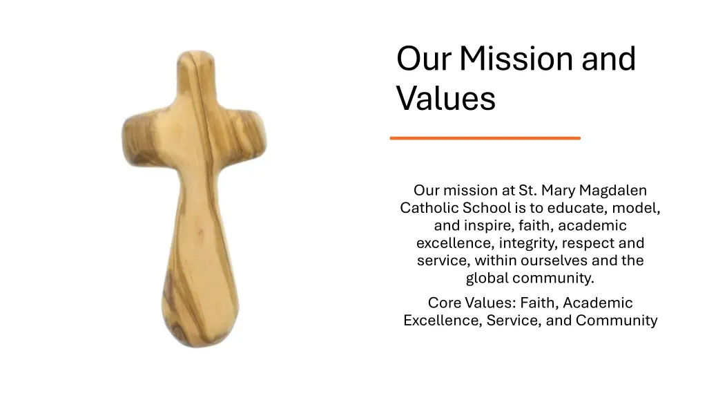 our mission and values