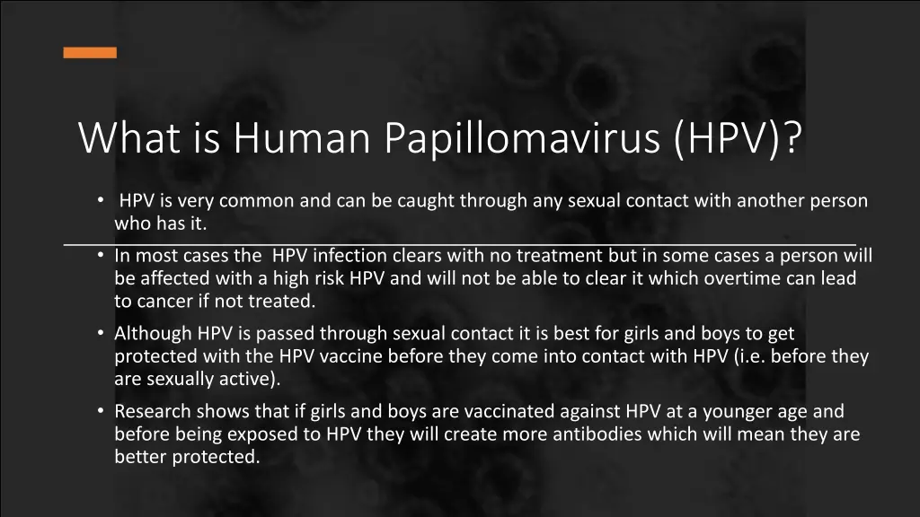 what is human papillomavirus hpv