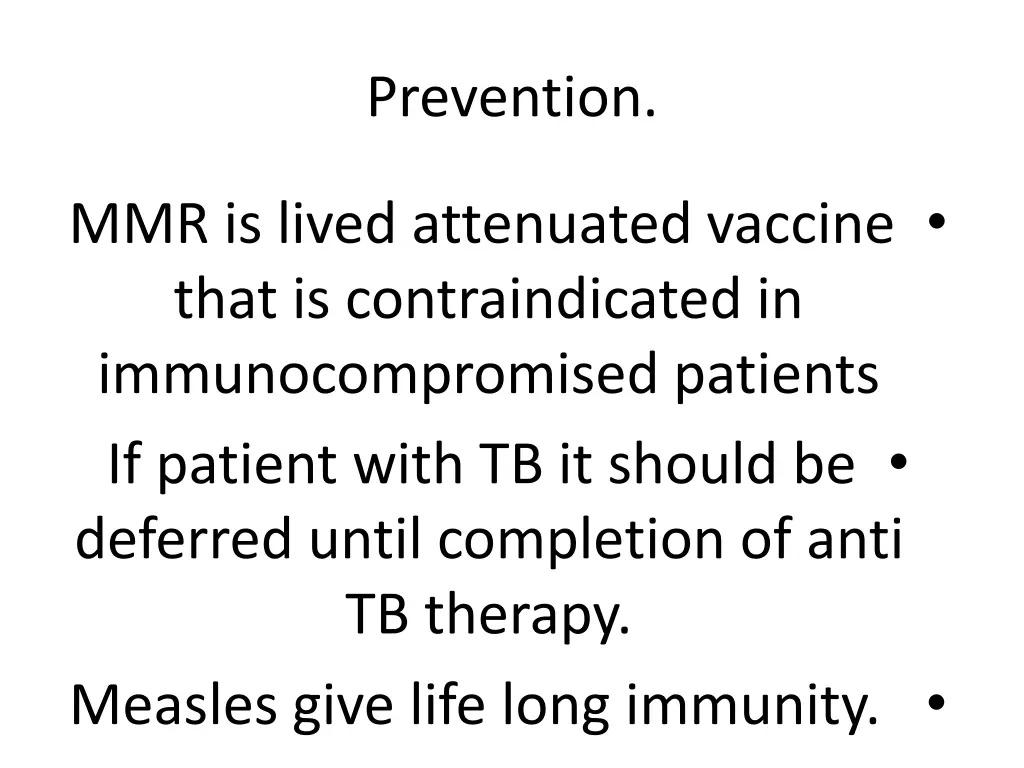 prevention