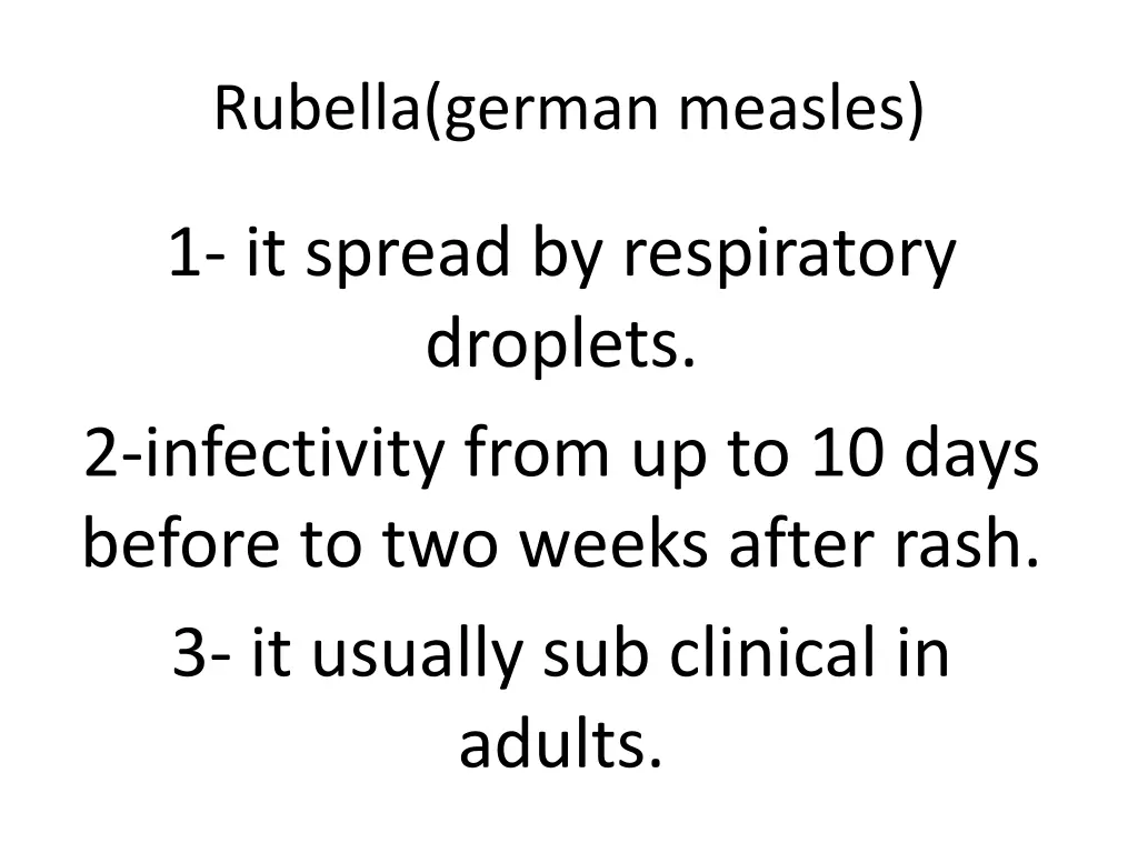 rubella german measles