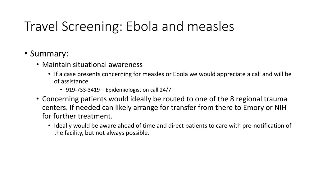 travel screening ebola and measles 2