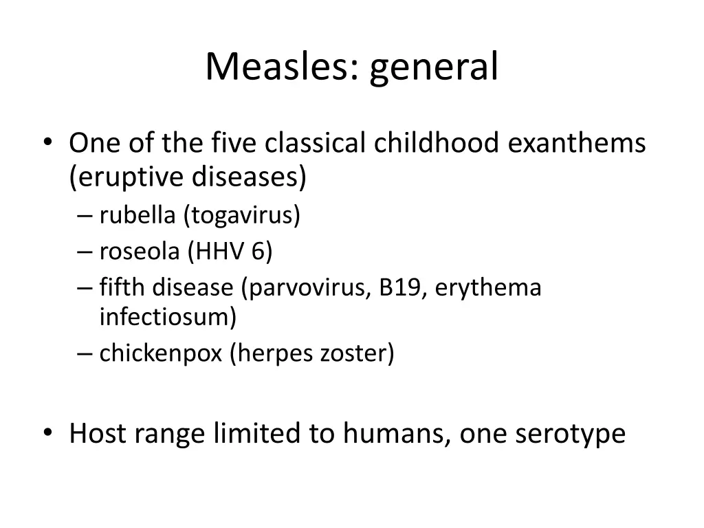measles general