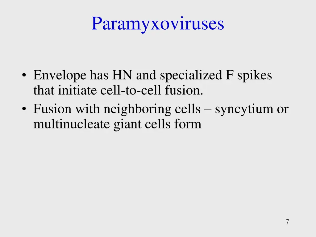 paramyxoviruses