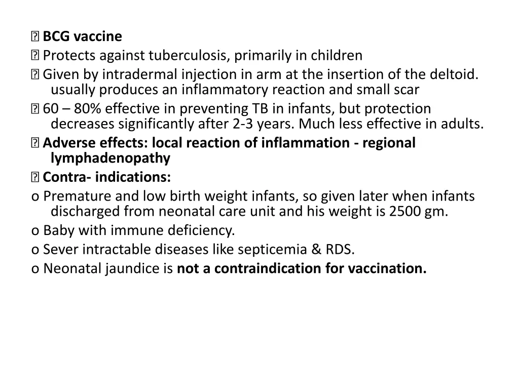 bcg vaccine protects against tuberculosis