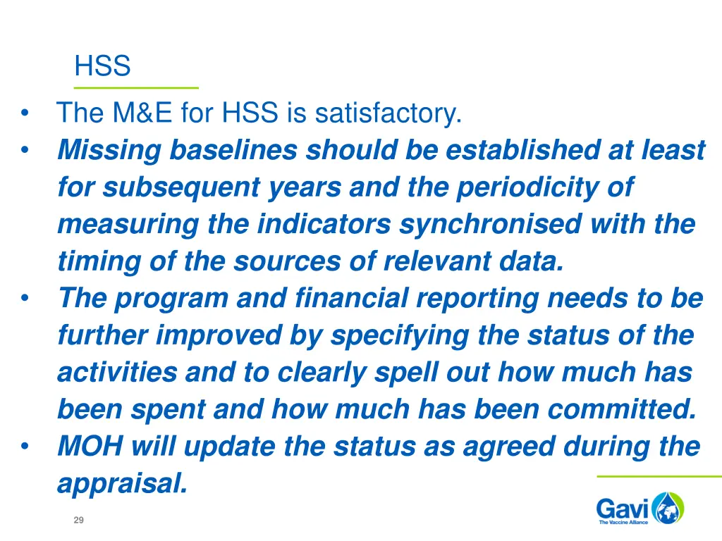 hss the m e for hss is satisfactory missing