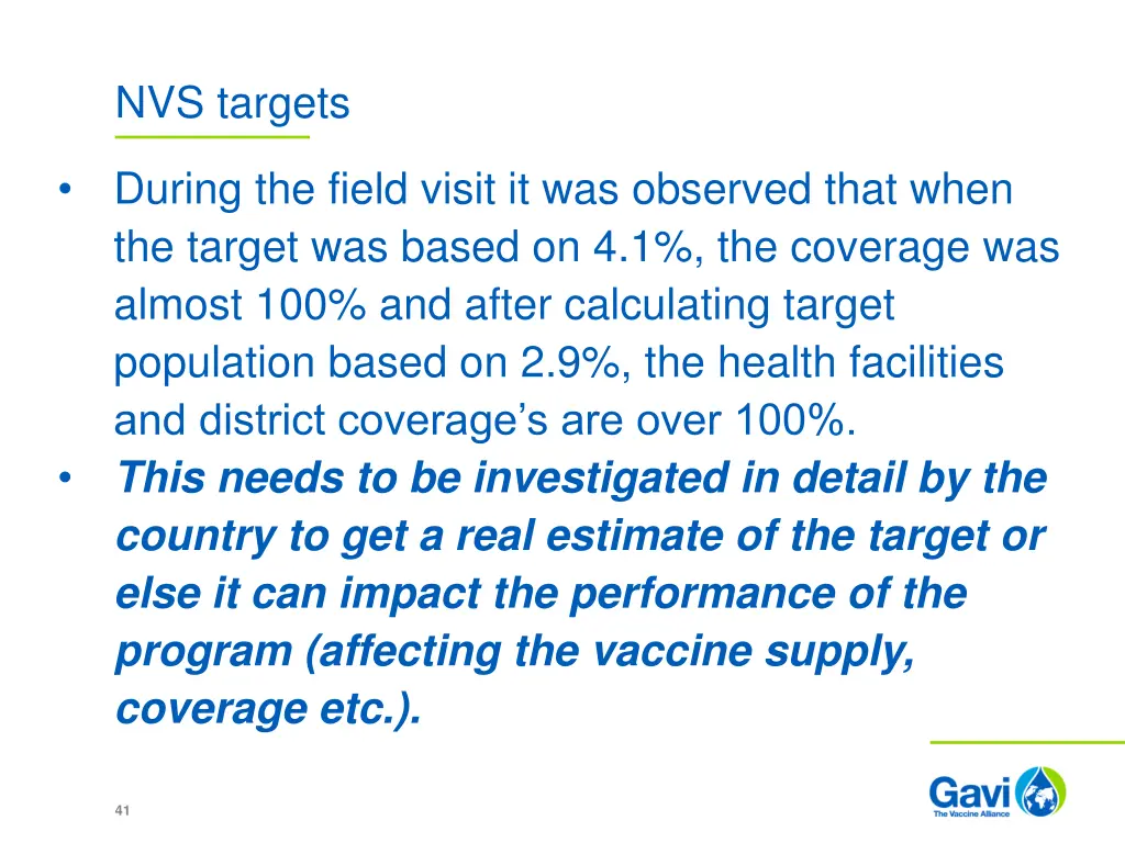 nvs targets 1
