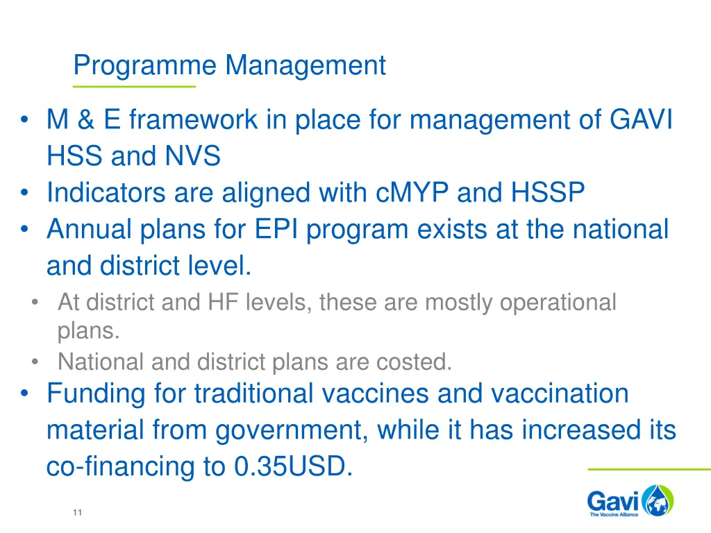 programme management