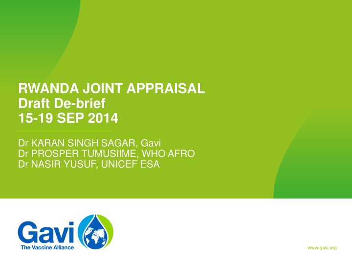 rwanda joint appraisal draft de brief