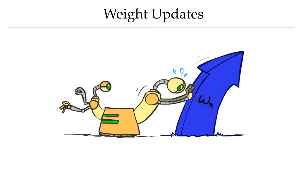 weight updates