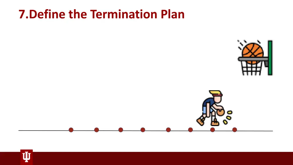 7 define the termination plan
