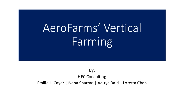 aerofarms vertical farming