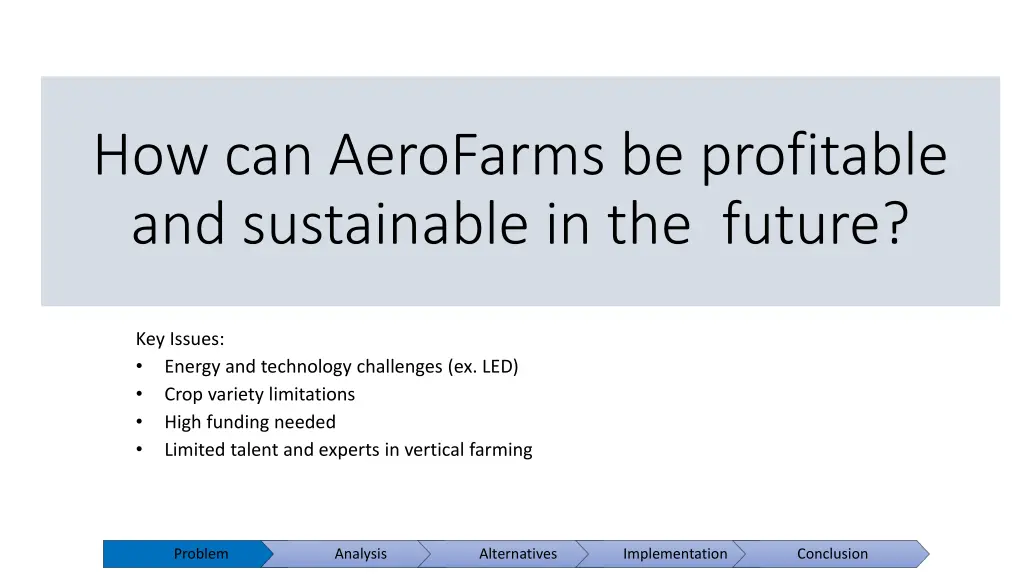 how can aerofarms be profitable and sustainable