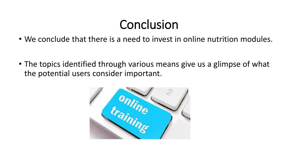 conclusion conclusion