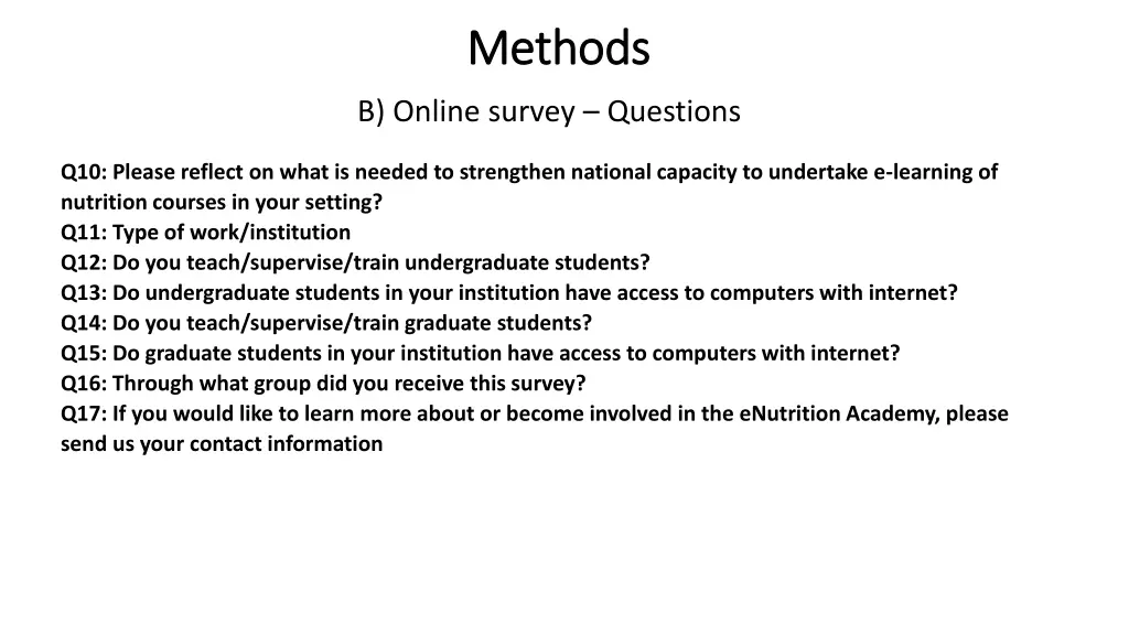 methods methods 3