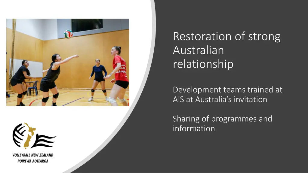 restoration of strong australian relationship