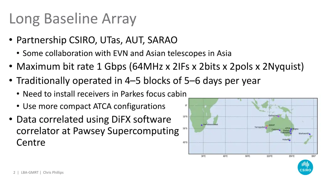long baseline array