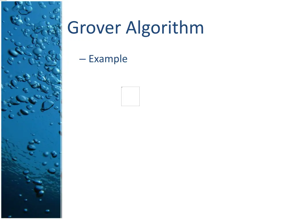 grover algorithm 7
