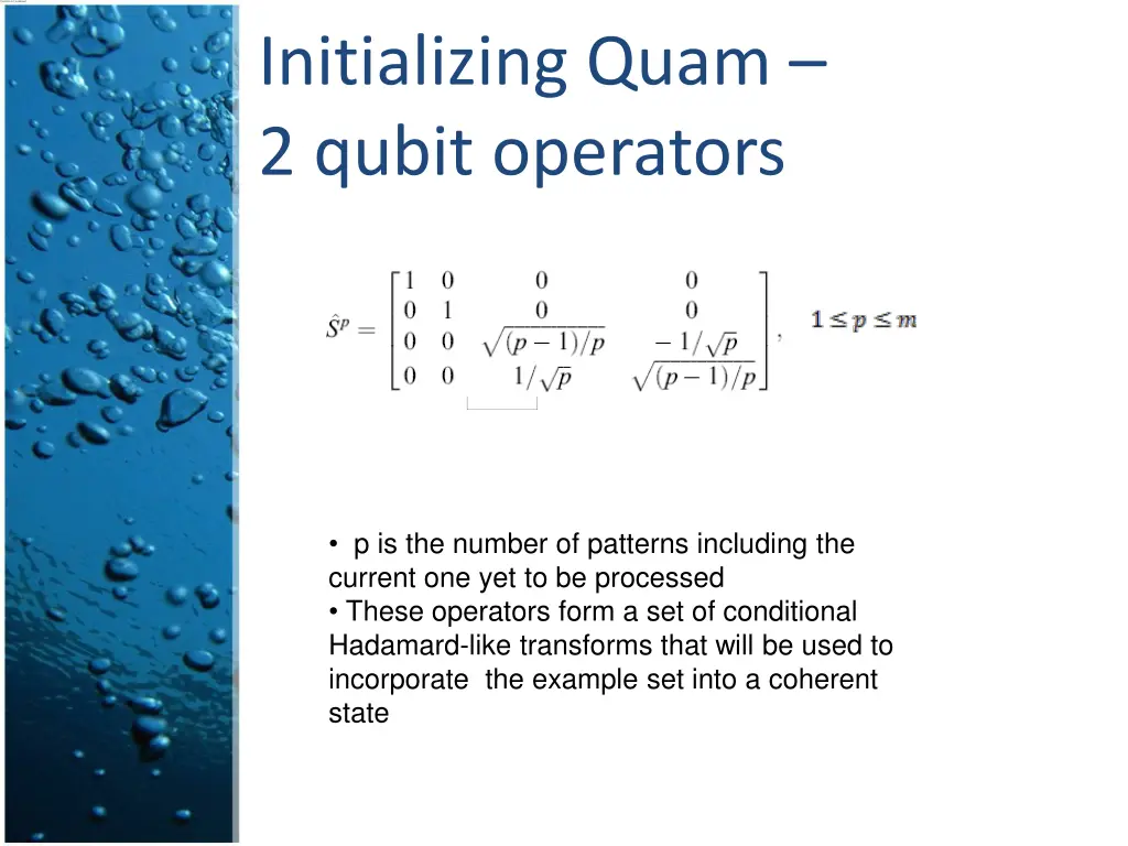 initializing quam 2 qubit operators