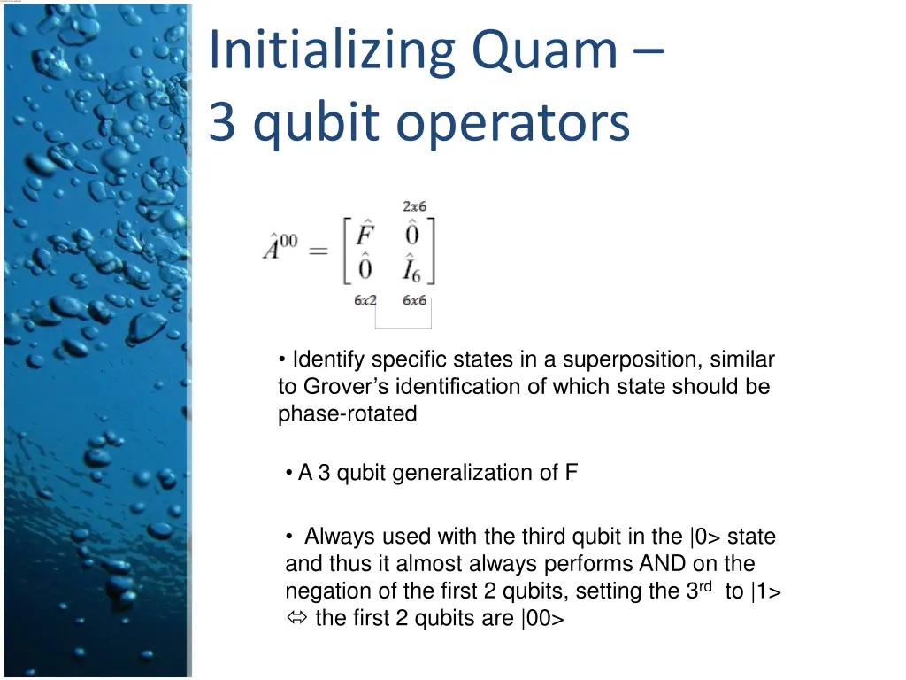 initializing quam 3 qubit operators