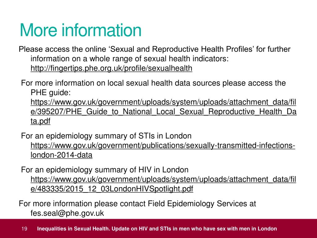 more information