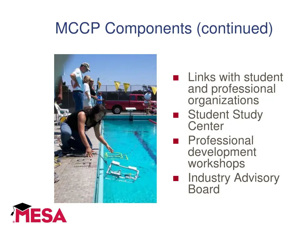 mccp components continued