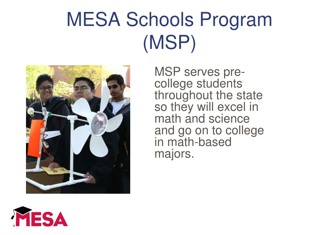 mesa schools program msp